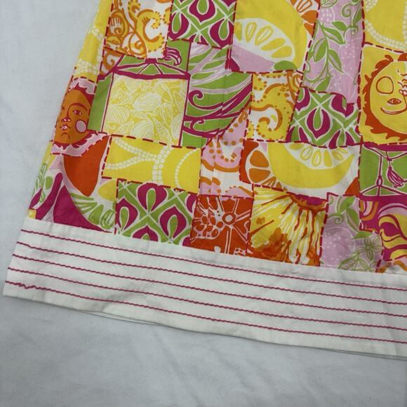 Lilly Pulitzer Size 12 Strapless Bowen Dress Happiest Hour Sun Beach Vacation - Picture 3 of 11